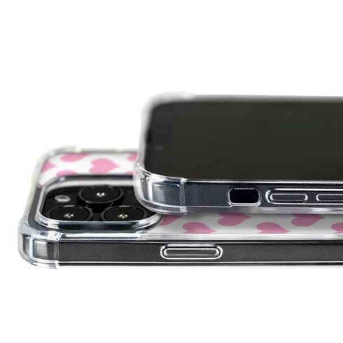 Plush Pink Hearts iPhone 16 Pro MagSafe Case